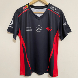 T1队服S14世界赛FAKER同款衣服2024lck夏季赛夏季透气短袖t恤周边