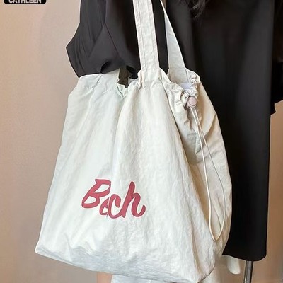 风尼龙布包夏季懒惰通勤帆布包