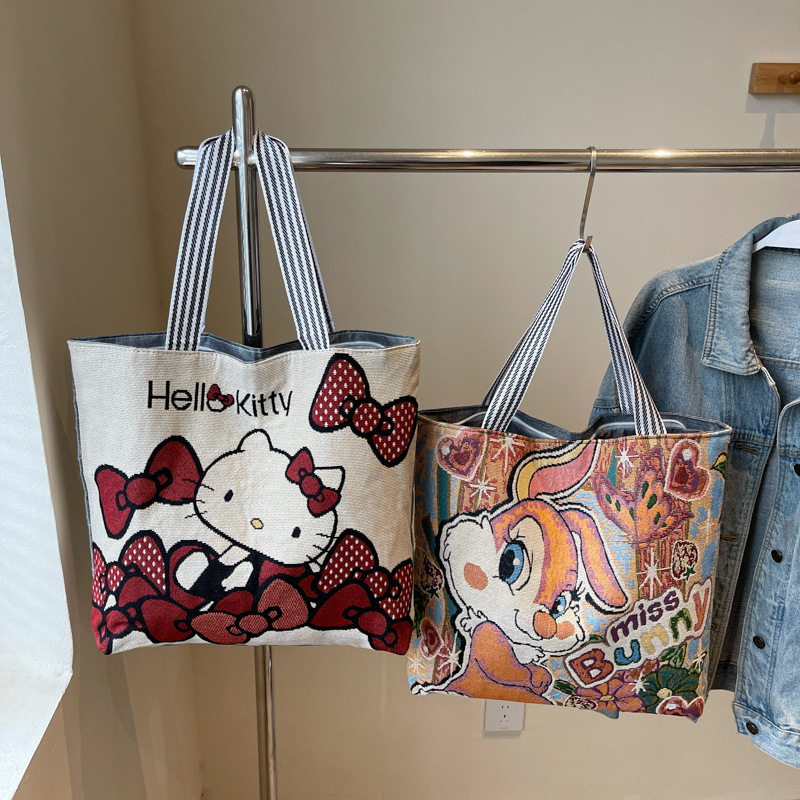 上班通勤女士手提包袋外贸大单肩包休闲简约厂家批发帆布包大容量