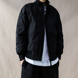 90白鸭绒羽绒服男款冬季2025新款立领外套宽松大码加厚美式高级感