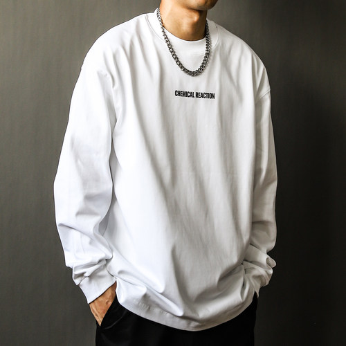 潮流纯棉长袖T恤美式宽松