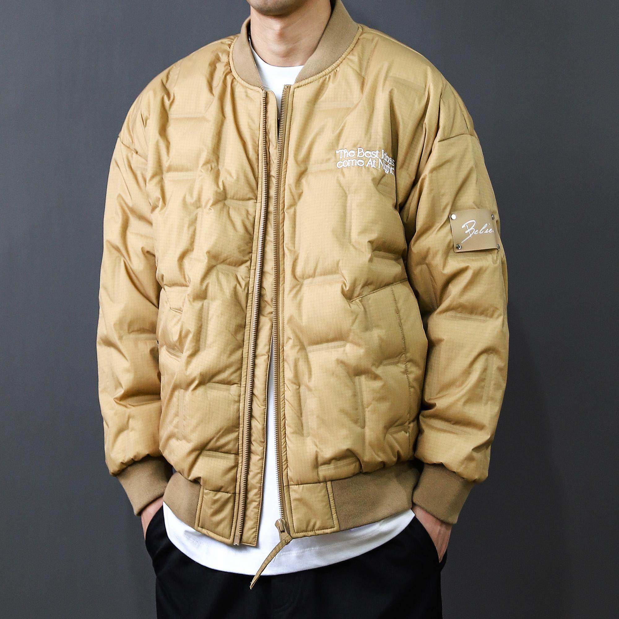 飞行员男士2024冬季新款保暖外套