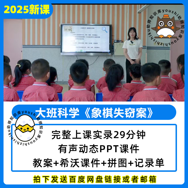 幼儿园公开优质课大班科学象棋失教师资格证/教师招聘