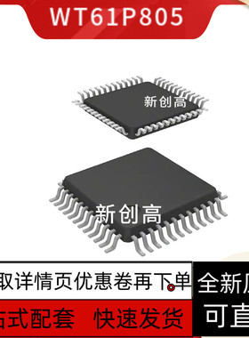 原装 WT61P805 WT61P807 贴片QFP48脚 液晶屏主板IC芯片 好质量