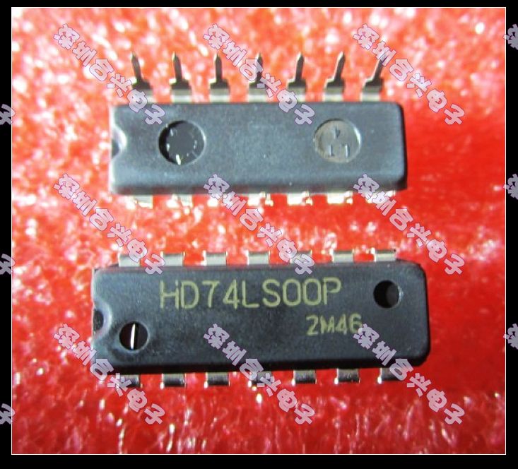 74LS00 HD74LS00P 逻辑芯片 价热卖!一个起拍