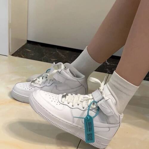 Nike AirForce1LE复古运动休闲防滑减震耐磨中帮儿童DH2933-111