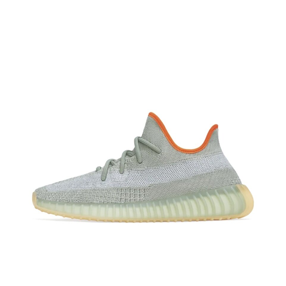 adidas originals Yeezy Boost 350V2低帮生活休闲鞋男女同款灰橙