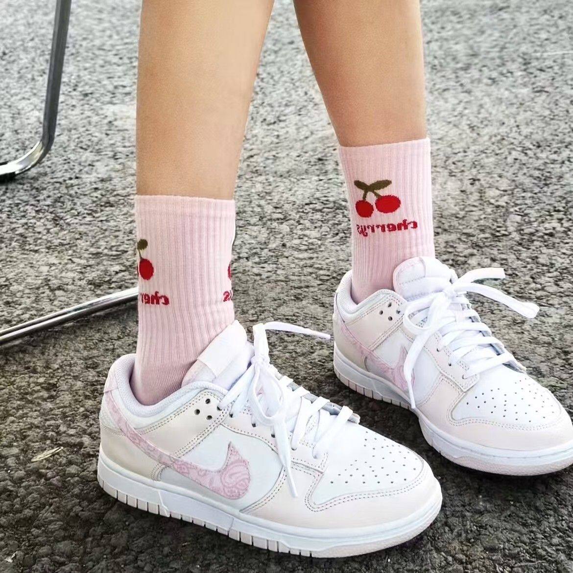 NikeDunkEssential PaisleyPack低帮板鞋女款珍珠粉FD1449-100