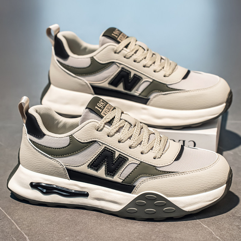 阿甘男鞋春季新款潮牌高级感百搭休闲运动鞋青少年厚底增高老爹鞋,流行男鞋,时尚休闲鞋,淘宝优惠券,粉丝福利购,淘宝优惠卷