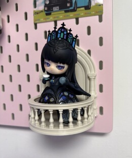 适用宜家SKADIS洞洞板配件欧式手办展示架阳台趣味储物架