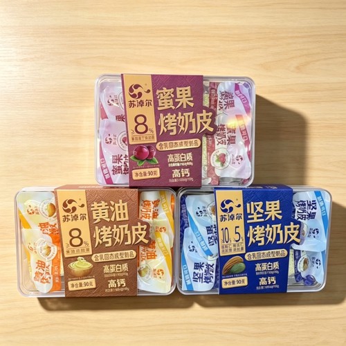 苏淖尔高蛋白高钙烤奶皮盒装