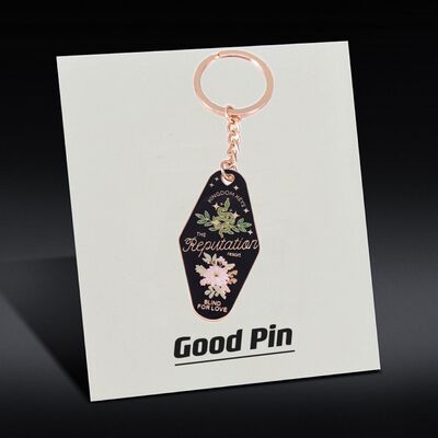 泰勒霉霉蛇标志金属钥匙扣