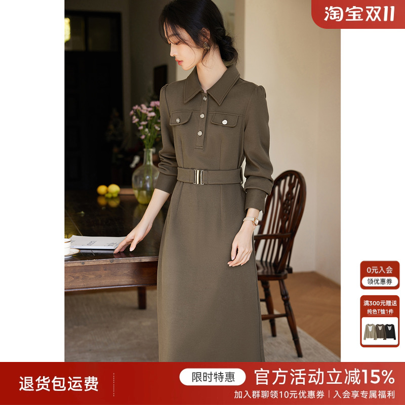 XWI/欣未法式复古连衣裙女春