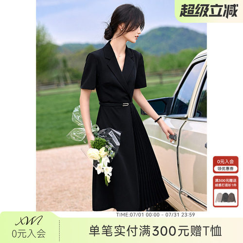 XWI/欣未气质通勤西装连衣裙女