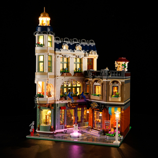 YEABRICKS灯饰适用乐高11371购物大街街景系列建筑LED积木灯光组