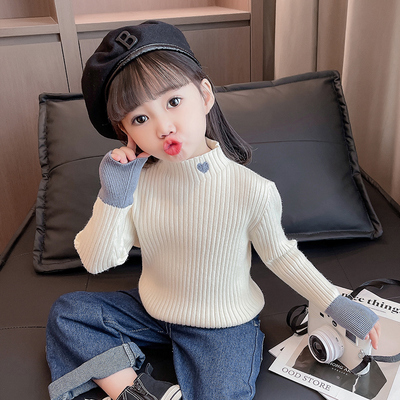 儿童秋季女童春秋款2023新款爱心