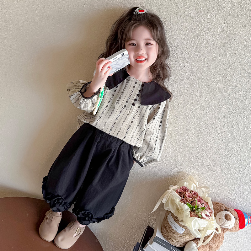 女童套装春装2025新款