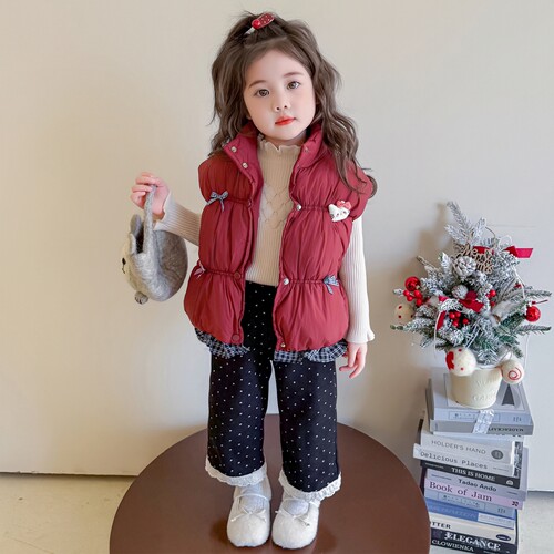 女童马甲秋冬装2025新款