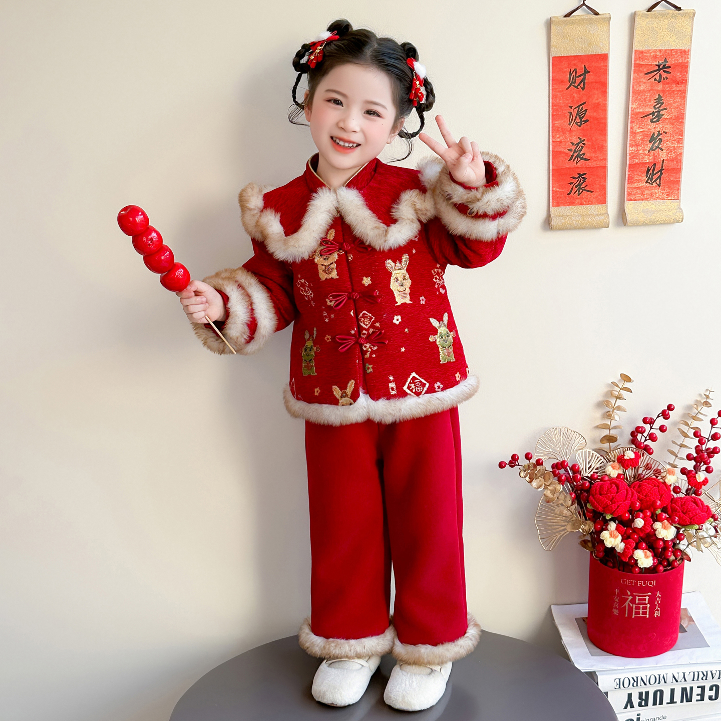 女童2025新款秋冬衣服洋气时髦