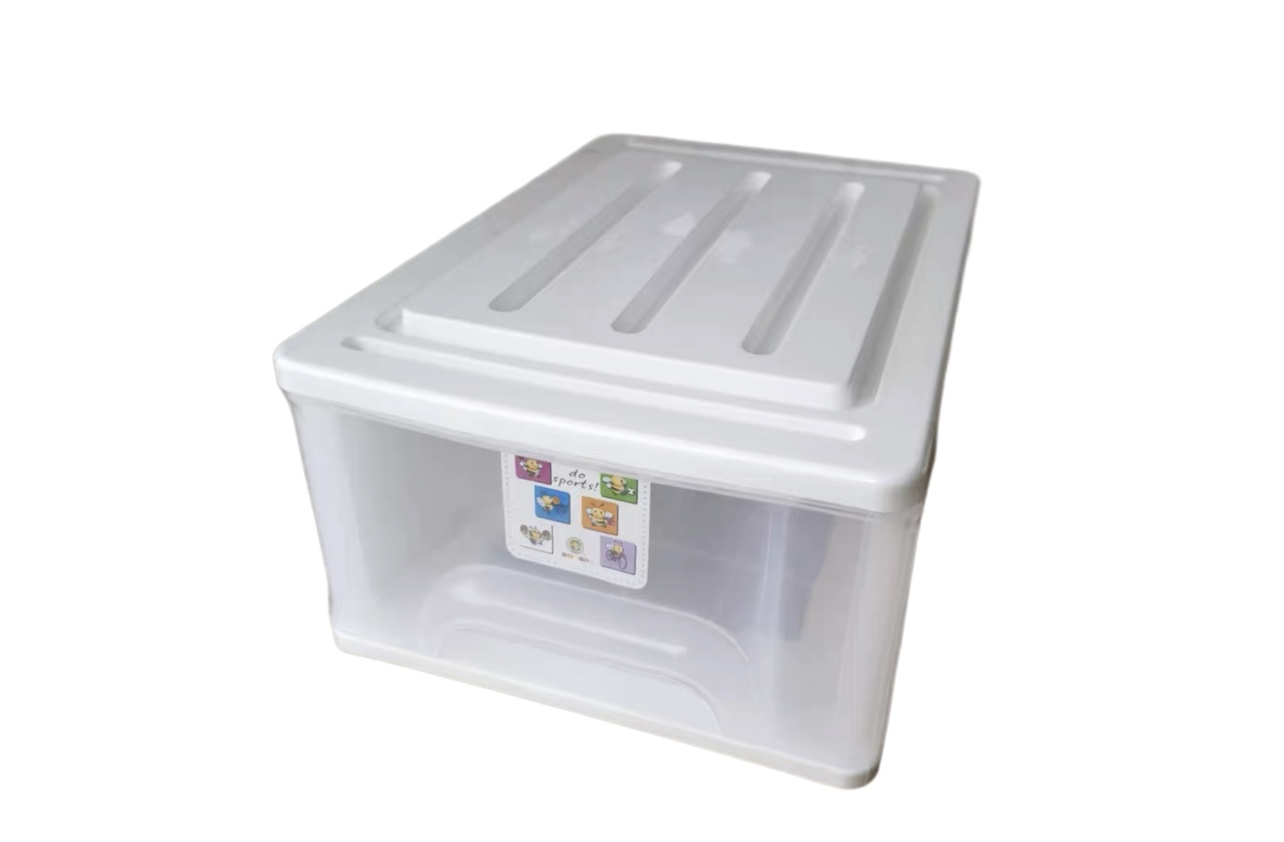 松佳牌F097单层柜抽屉式整理柜塑料柜收纳柜大号储物柜杂物柜35L