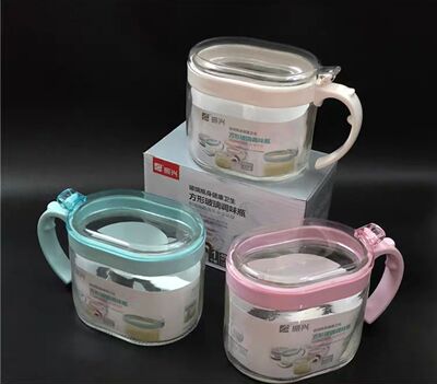 振兴玻璃调味瓶方形厨房用品