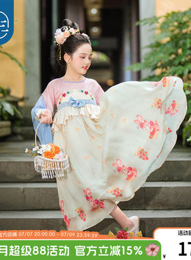 年衣童装女童汉服裙春秋改良唐装