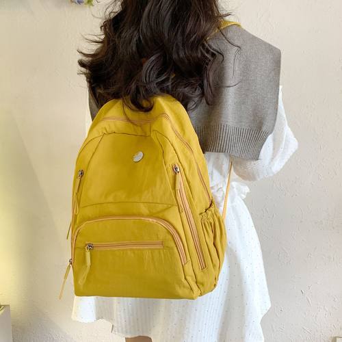 超轻防水降落伞尼龙女大容量双肩