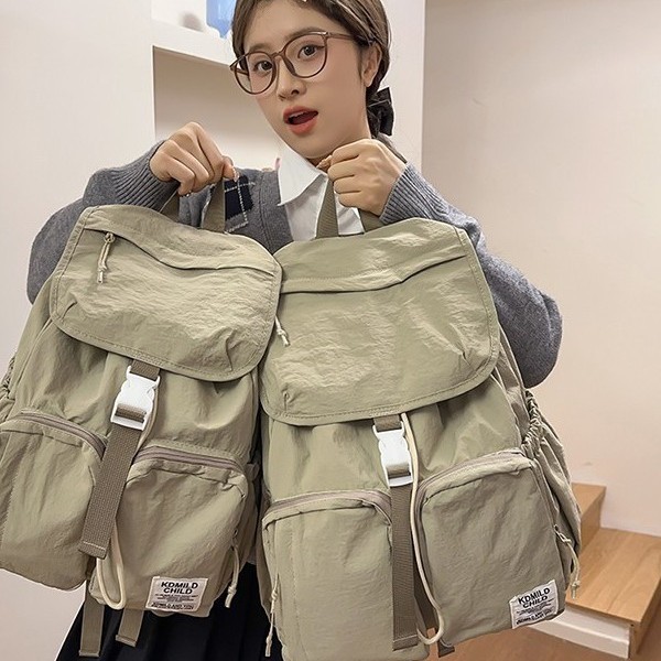 2个翻盖高中轻便新款休闲简约风