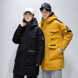 2022冬季新款中长款羽绒服青春流行外套情侣装DS-B247-2129-P190，男装羽绒服，电商B247