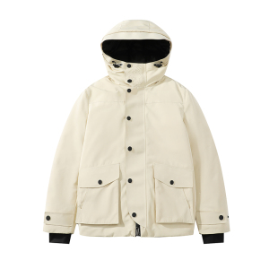 冬季暖标防寒白鸭绒连帽外套羽绒服情侣款 带B247-219-p208图片