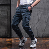2021新款四季工装长裤男小脚舒适痞帅青年9391-P85（控价低122，男装休闲裤，电商B247