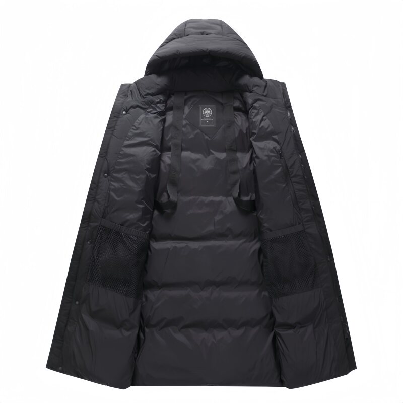 冬季暖标90白鸭绒连帽外套羽绒服情侣款带B247-2689-p220,男装羽绒服,电商B247