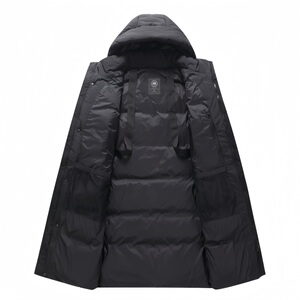 冬季保暖标白鸭绒连帽外套羽绒服情侣款潮B247-2689-p240图片