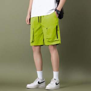 美式高街潮牌男女同款宽松休闲百搭纯色休闲短裤潮B247-K745-p39图片