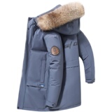 2021电商B247冬季新款羽绒服户外抗寒加厚大毛领外套潮Y810-P180，男装羽绒服，电商B247