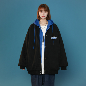 22年秋季新款休闲ins潮上衣女华夫格宽松外套DS-B247-F323-P105图片