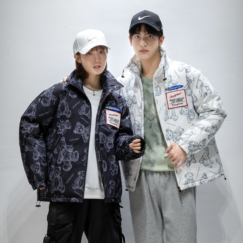 2022冬季新款流行羽绒服加厚保暖外套情侣款DS-B247-2128-P120图片