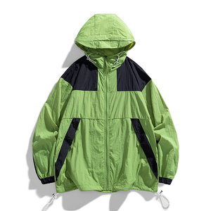 25年春夏新款UPF50+拼色时尚防晒衣时尚外套DS-B247-8039-P48,男装防晒衣,电商B247