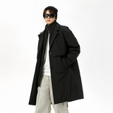 冬季标90白鸭绒连帽长款羽绒服情侣款潮带B247-26-9-p225，男装羽绒服，电商B247