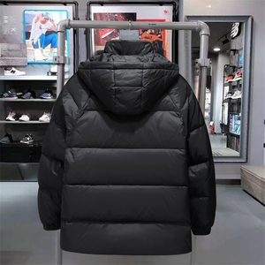 冬季防风保暖标白鸭绒连帽外套羽绒服情侣款 有标B247-238-p145图片