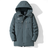 2023冬季新款中长款休闲羽绒服纯色外套男装DS-B247-7057-P175，男装羽绒服，电商B247