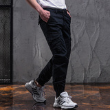 2021新款工装长裤男透气束脚水洗痞帅复古9391-P85（控价低122，男装休闲裤，电商B247