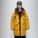 2022冬季新款中长款羽绒服连帽外套白鸭绒流行DS-B247-2129-P190，男装羽绒服，电商B247