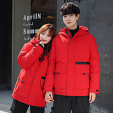 2021电商B247新款羽绒服男士潮款加厚连帽外套情侣工装MY58-P90，男装羽绒服，电商B247