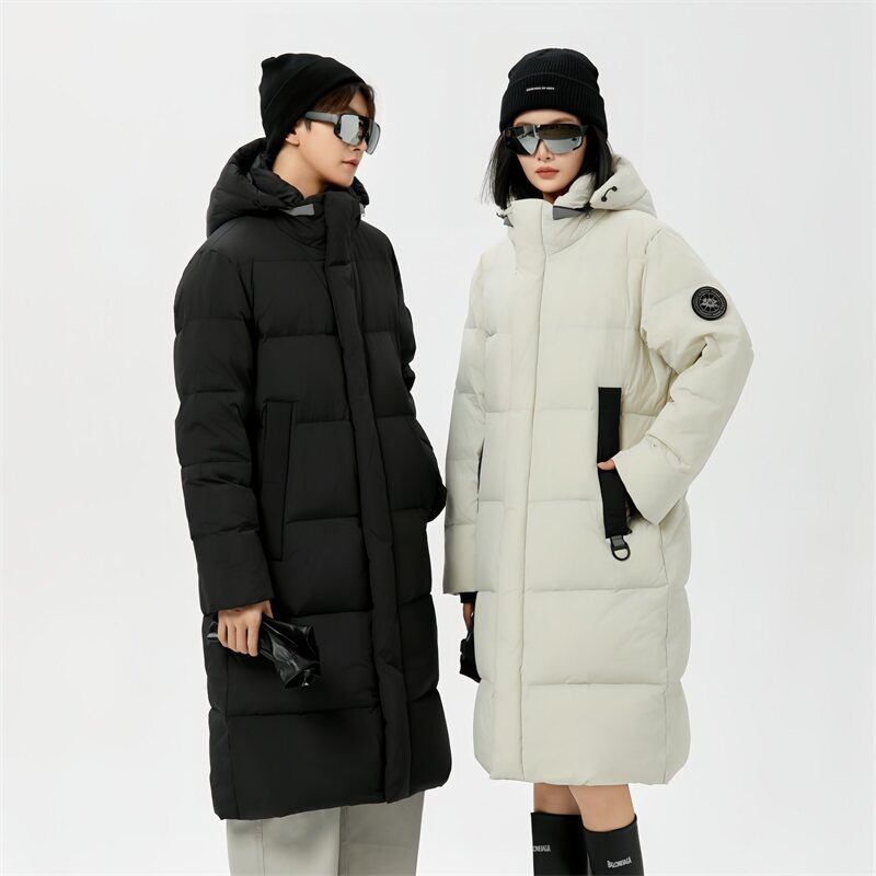 冬季暖标90白鸭绒连帽外套羽绒服情侣款带B247-2689-p220,男装羽绒服,电商B247
