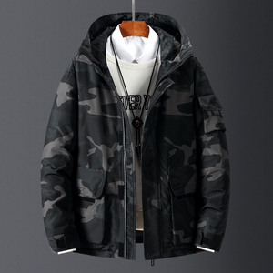 2020电商B247冬季工装情侣羽绒服中长款加厚潮鹅外套MY057-P110图片