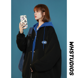 22年冬季新款ins风潮宽松长袖连帽外套加厚加DS-B247-F324-P125,男装夹克,电商B247