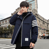 2022冬季新款韩版潮流外套白鸭绒羽绒服潮牌男DS-B247-7051-P150，男装羽绒服，电商B247