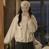 秋冬新品潮牌可爱宽松休闲夹克短外套女B247-15516-p95，女装短外套，电商B247