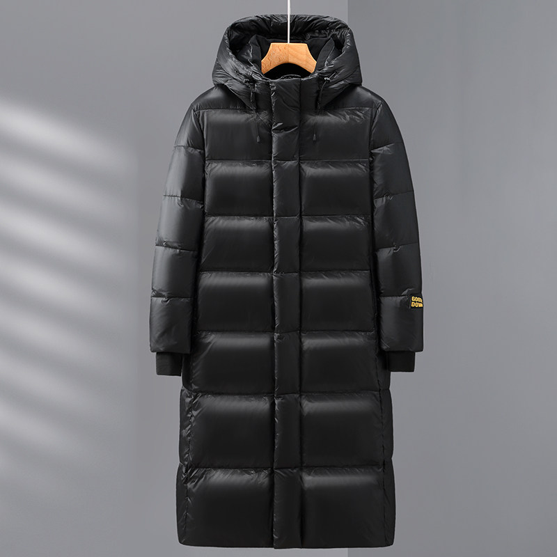 冬季新款高板本钻石黑金长款羽绒服情侣款外套DS-B247-YF581-P125，男装羽绒服，电商B247
